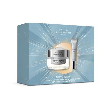 Esthederm Active Repair Коригиращ крем за лице против бръчки 50 мл + Esthederm Active Repair Коригиращ крем за околоочен контур 15 мл Комплект