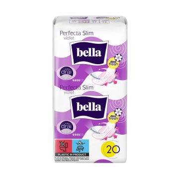  Bella Perfecta Slim Violet Deo Fresh Ултра тънки дамски превръзки с крилца х 20 бр 