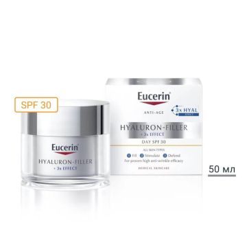 Eucerin Hyaluron-Filler Дневен крем за всеки тип кожа SPF30 50 мл