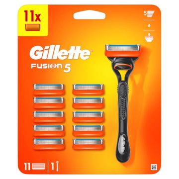 Gillette Fusion 5 Резервни ножчета х 11 бр + 1 дръжка Комплект