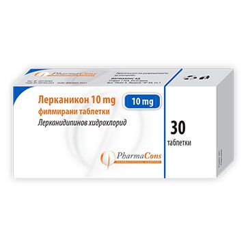 Лерканикон 10 мг х 30 таблетки PharmaCons