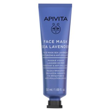 Apivita Express Beauty Хидратираща маска за лице с морска лавандула 50 мл