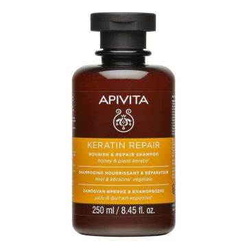 Apivita Holistic Hair Care Подхранващ шампоан за суха коса 250 мл