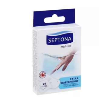 Septona Extra Waterproof Водоустойчив пластир аква протект 20 бр