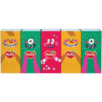 Palomita Носни кърпи Ruta с картинки пакет x 10 бр