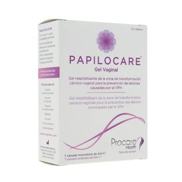 Papilocare Gel Vaginal Вагинален гел 5 мл 7 бр Gedeon Richter