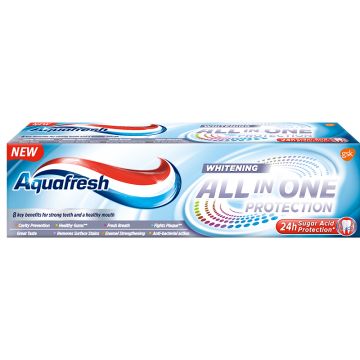 Aquafresh All-In-One Protection Whitening паста за зъби 75ml 