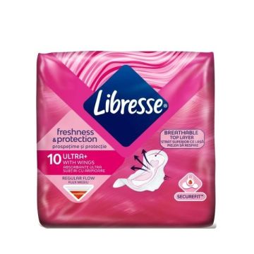 Libresse Total Protection Дамски превръзки х 10 бр.