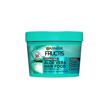 Garnier Fructis Aloe Vera Hair Food Хидратираща маска за нормална до суха коса с алое вера 390 мл