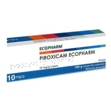 Piroxicam Ecopharm 10мг/гр При възпаление и болка Крем 100 гр Ecopharm