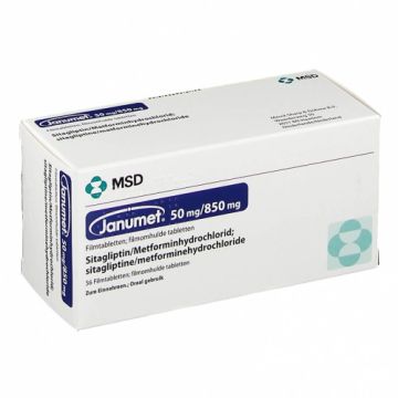 Янумет 50 мг/850 мг х 56 таблетки MSD