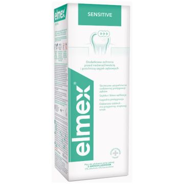 Elmex Sensitive Вода за уста за защита от кариес за чувствителни зъби 400 мл