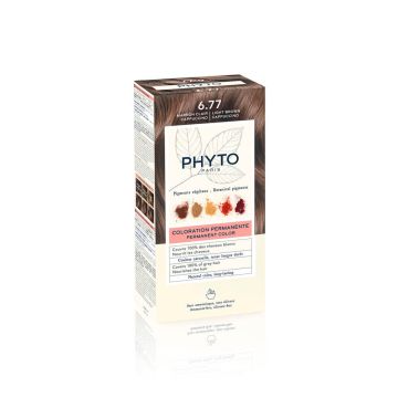 Phyto Phytocolor Безамонячна боя за коса 6.77 Светло Кестеняв Капучино / Marron Clair Cappuccino