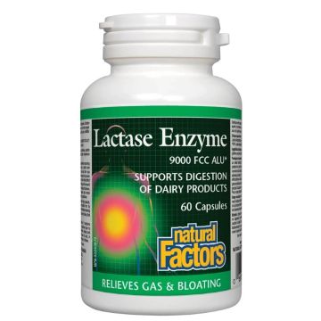Natural Factors Лактаза ензим 250 мг х 60 капсули
