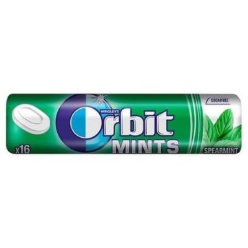 Orbit Spearmint Освежаващи бонбони с ментов вкус х 16 броя