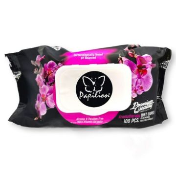 Papilion Aroma Therapy Мокри кърпи с капак 100 бр