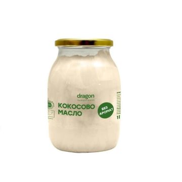 Био Кокосово Масло, без аромат 1 л Dragon Superfoods