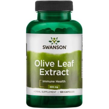 Swanson Olive Leaf Extract Екстракт от Маслинови Листа за имунитет х120 капсули