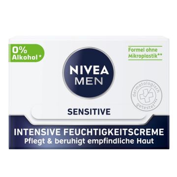 Nivea Men Sensitive Крем за лице за мъже с чувствителна кожа 50 мл