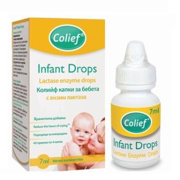 Colief Infant Drops Капки за бебета с ензим лактаза 7 мл Crosscare Limited