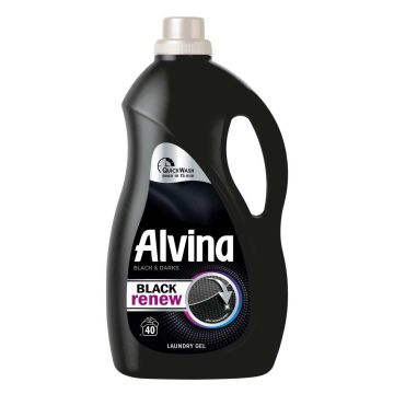 Alvina Black & Darks Перилен препарат за черни и тъмни тъкани - черен 1800 мл
