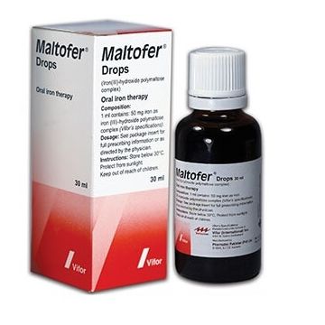 Малтофер перорални капки 50 мг/мл х 30 мл Vifor Pharma