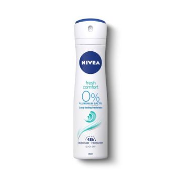 Nivea Fresh Comfort Дезодорант спрей против изпотяване за жени 150 мл