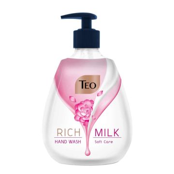 Teo Rich Milk Soft Care Хидратиращ течен сапун с глицерин - помпа 400 мл