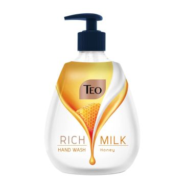 Teo Rich Milk Honey Хидратиращ течен сапун - помпа 400 мл