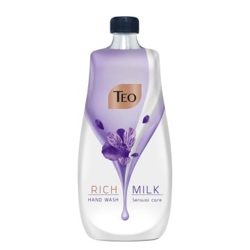 Teo Rich Milk Sensual Care Хидратиращ течен сапун - пълнител 800 мл