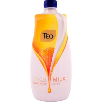 Teo Milk Rich Sunny Gerber Soap Течен сапун с аромат на гербер - пълнител  800 мл