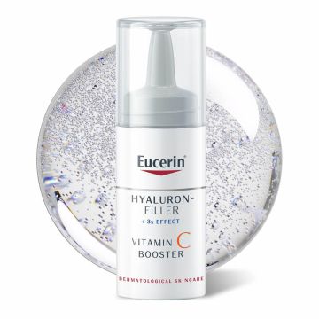 Eucerin Hyaluron-Filler Подмладяващ бустер за лице с витамин С 8 мл