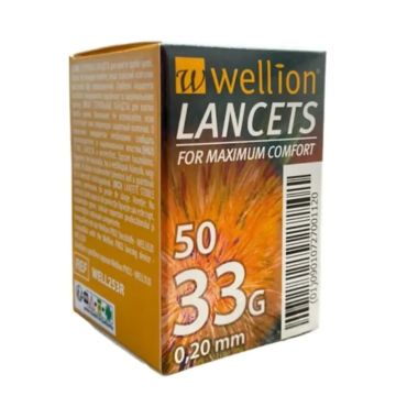 Игли ланцети Wellion 0.20 мм 33G х 50 бр