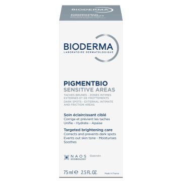 Bioderma Pigmentbio Изсветляващ крем за чувствителни зони 75 мл