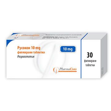 Русокон 10 мг х 30 таблетки Фармаконс
