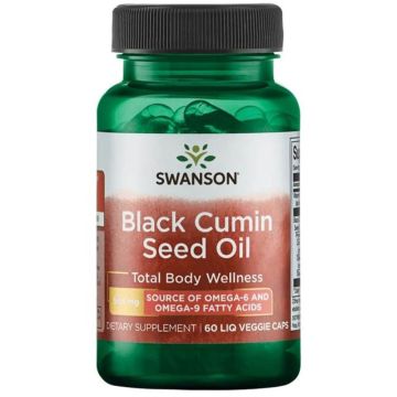Swanson Black Cumin Seed Черен кимион семена 500 мг х 60 капсули