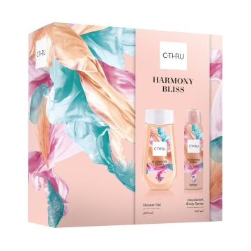 C-Thru Harmony Bliss Дезодорант спрей за жени 150 мл + C-Thru Harmony Bliss Душ-гел за жени 250 мл Комплект