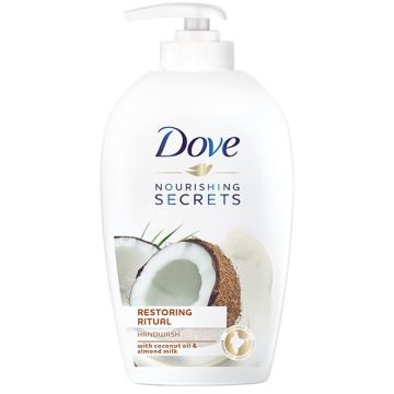Dove Nourishing Secrets Restoring Ritual Течен сапун за ръце с бадемово мляко и кокосово масло 250 мл