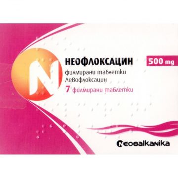 Неофлоксацин 500 мг х 7 таблетки Neo Balkanika