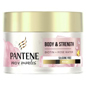 Pantene Pro-V Miracles Възстановяваща маска за коса с розова вода и биотин 160 мл
