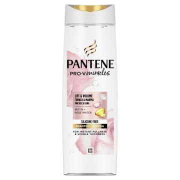 Pantene Pro-V Miracles Уплътняващ шампоан с розова вода и биотин 300 мл