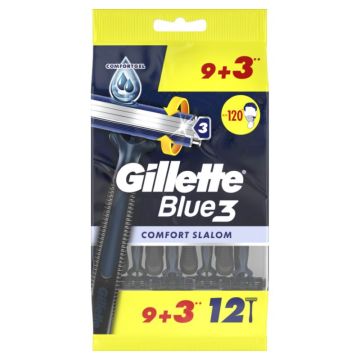 Gillette Blue 3 Comfort Slalom Самобръсначка х 12 броя 