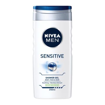 Nivea Men Sensitive Душ-гел за мъже с чувствителна кожа 250 мл
