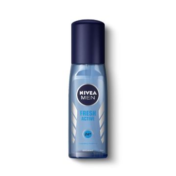 Nivea Men Fresh Active Дезодорант спрей-помпа против изпотяване за мъже 75 мл