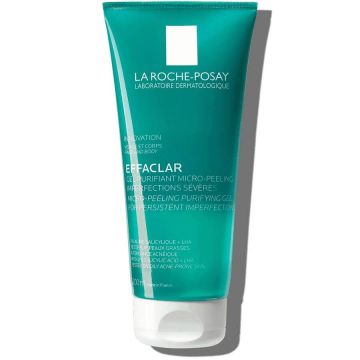 La Roche-Posay Effaclar Почистващ микропилинг гел за лице и тяло 200 мл