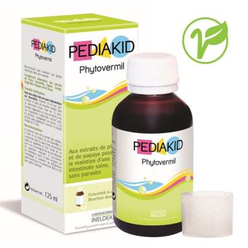 Pediakid Phytovermil Сироп за деца за поддържане на здрави черва без паразити 125 мл