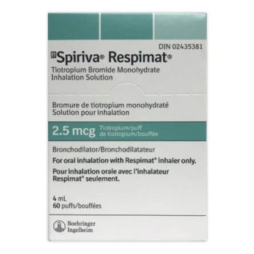 Спирива Респимат разтвор за инхалации 2.5 мг 4 мл Boehringer