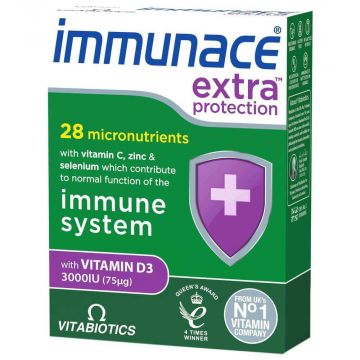 Immunace Extra Protection Immune System За имунитет х 30 таблетки Vitabiotics