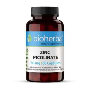 Bioherba Цинк Пиколинат 50 мг х 60 капсули