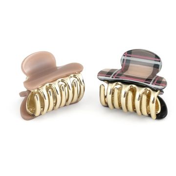 Щипка за коса 9703 х 2 бр Alora 